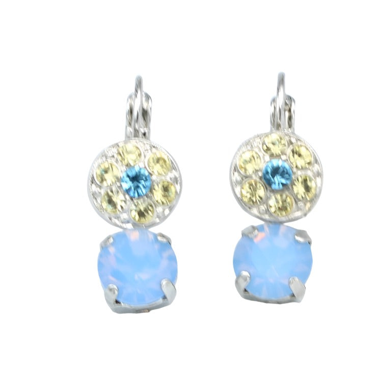 Aqua Vista Collection Medium Buttercup Earrings