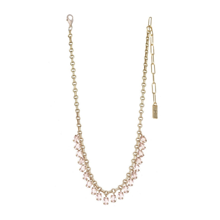 Eirene Necklace in Light Rose