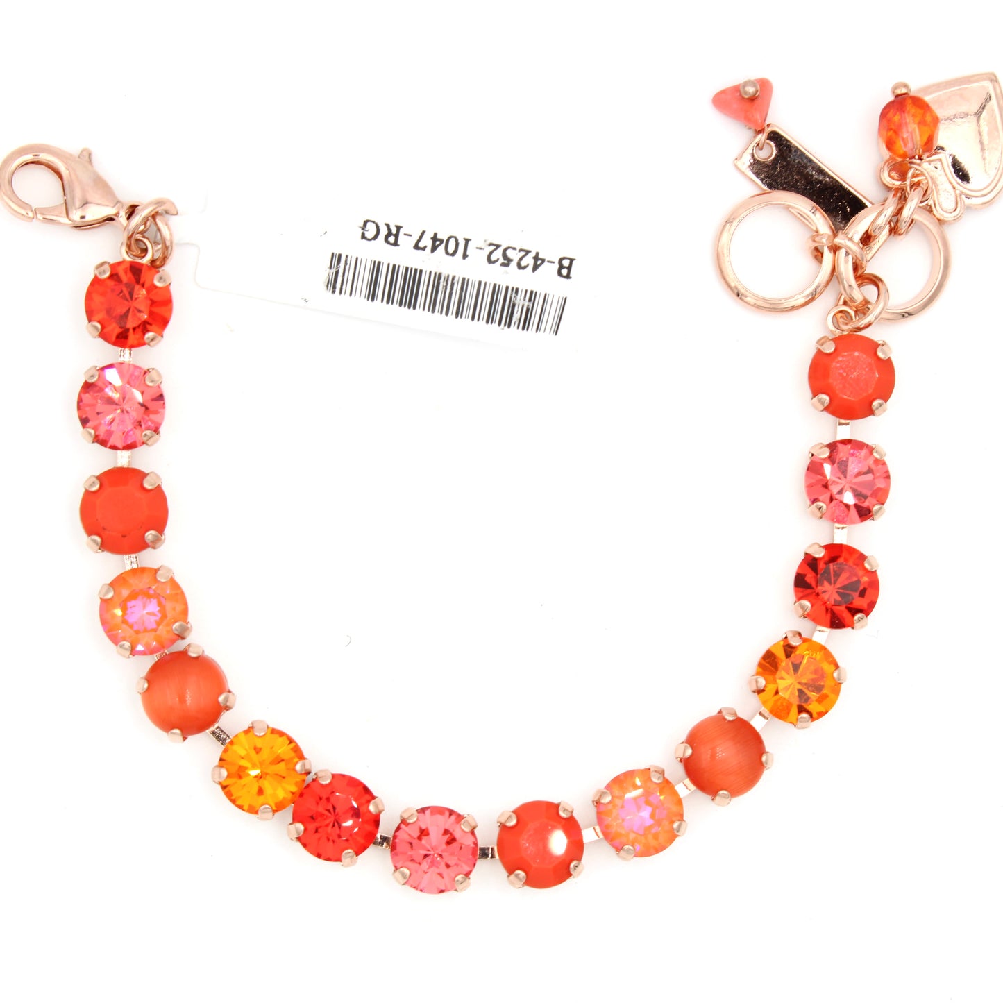 Saffron Collection Medium Everyday Bracelet in Rose Gold