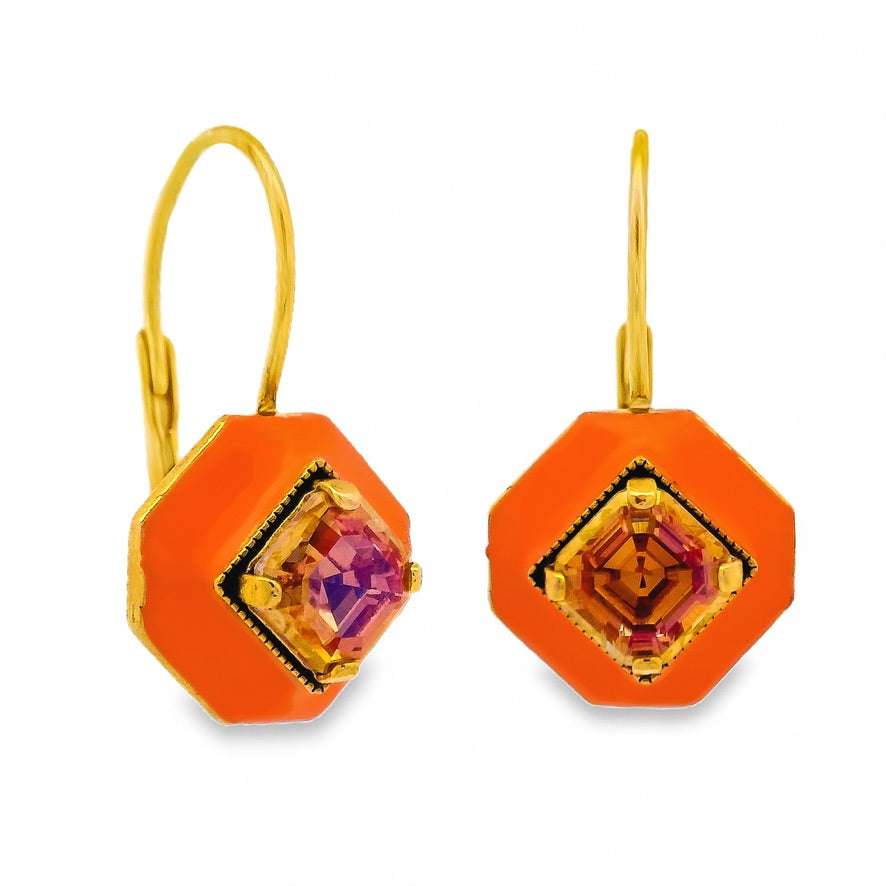 Peach Lotto Earrings by Tova