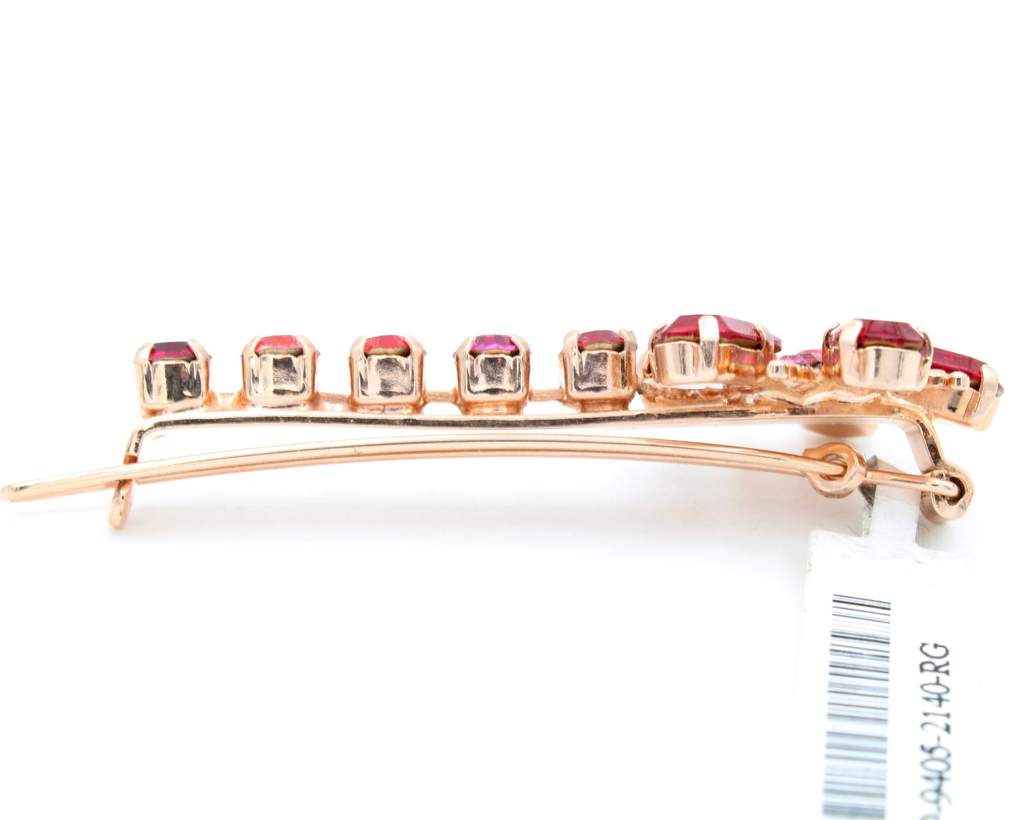 Gingerbread Collection Barrette in Rose Gold