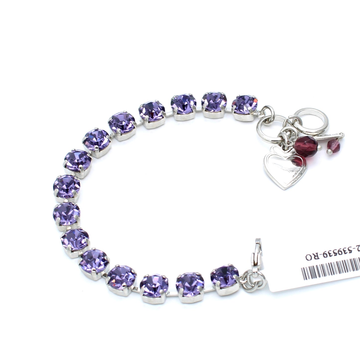 Tanzanite Medium Bracelet in Rhodium
