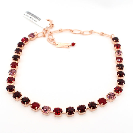 Cranberry Crush Necklace in Rose Gold