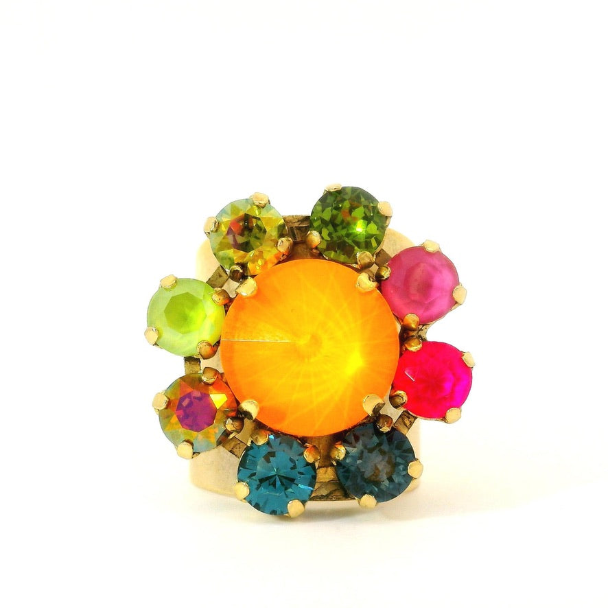 Twiggy Plus Ring in Watermelon Electric