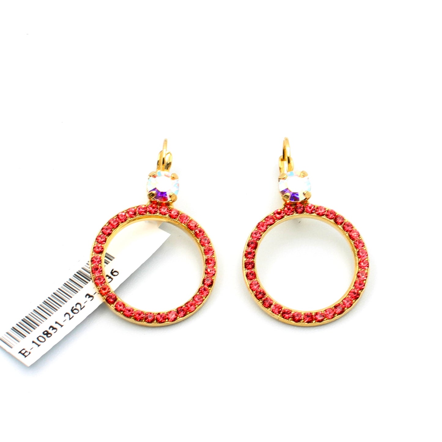Sunset Drive-in Circle Earrings in Gold