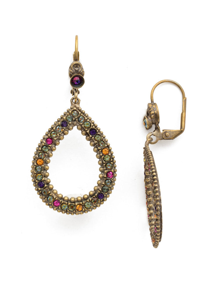 Classic Oval Statement Earrings in Volcano by Sorrelli - MaryTyke's