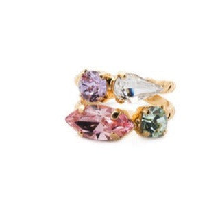 Mayzel Stacked Ring in Spring Rain by Sorrelli in Gold - MaryTyke's