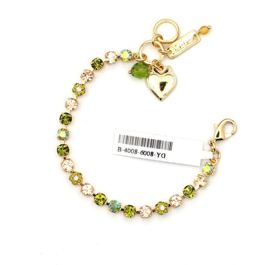 Olive Garnish Collection Small Flower Bracelet in Gold