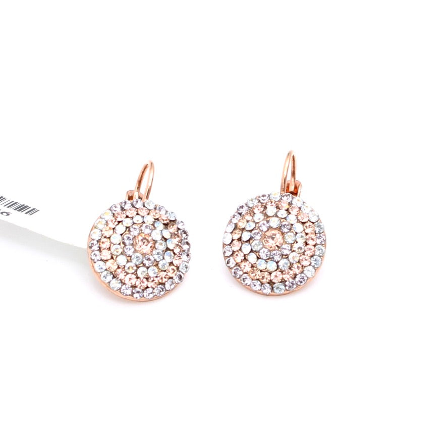 Dancing in the Moonlight Pave Earrings in Rose Gold