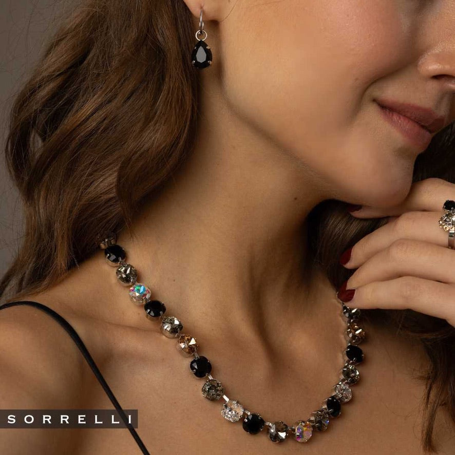 Perfect Pair Huggie Hoop Earrings Jet Black by Sorrelli