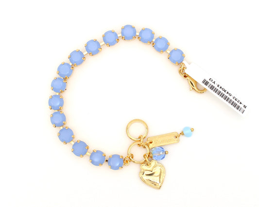 Air Blue Opal Medium Everyday Bracelet in Gold