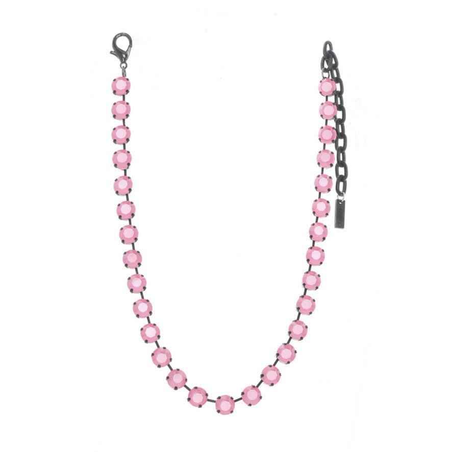 Pink Trentley Necklace with Smutt Plating