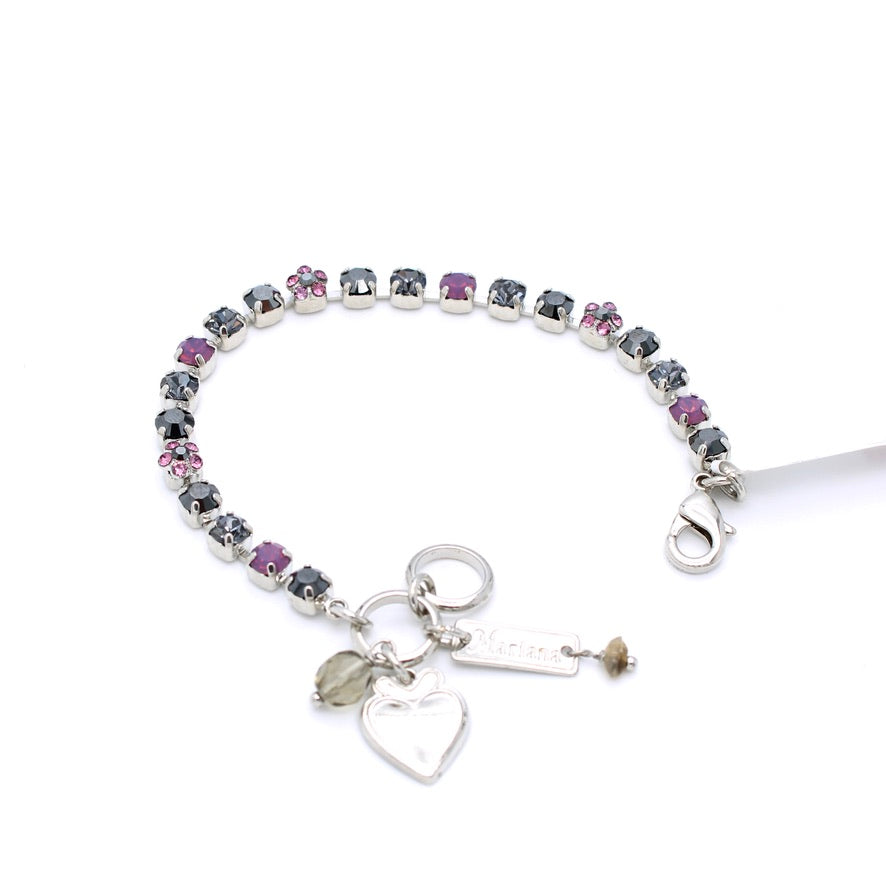 Silver Moon Petite Rosette Bracelet by Mariana