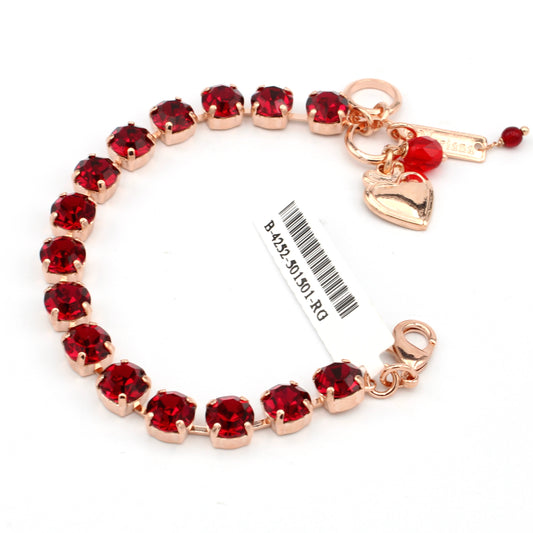 Ruby Medium Everyday Bracelet in Rose Gold