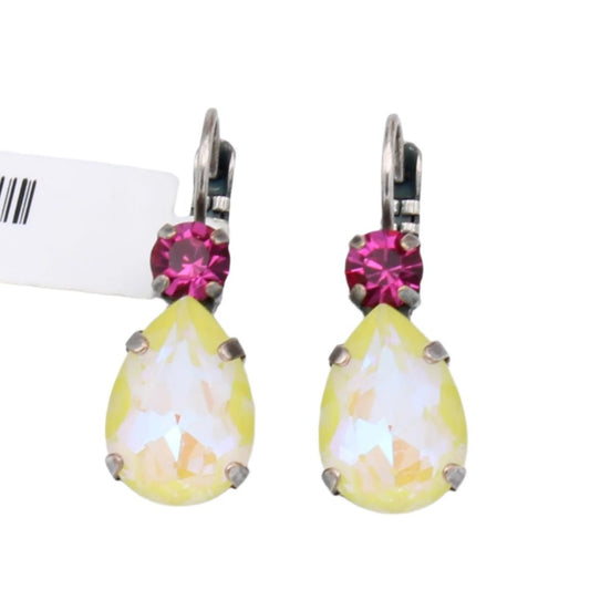 Masai Collection Pear and Round Leverback Earrings by Mariana