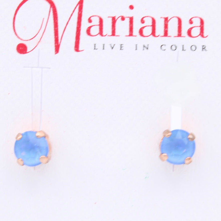 Mariana Post Earring Style E-1430 6MM Crystal #4