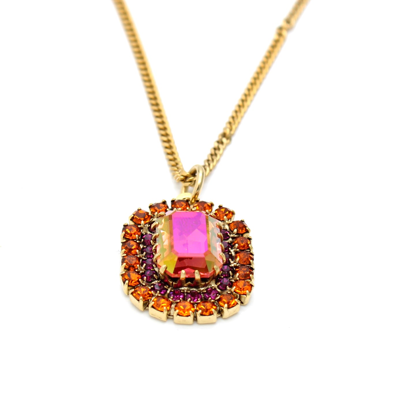 Emma Necklace in Rose Brandy