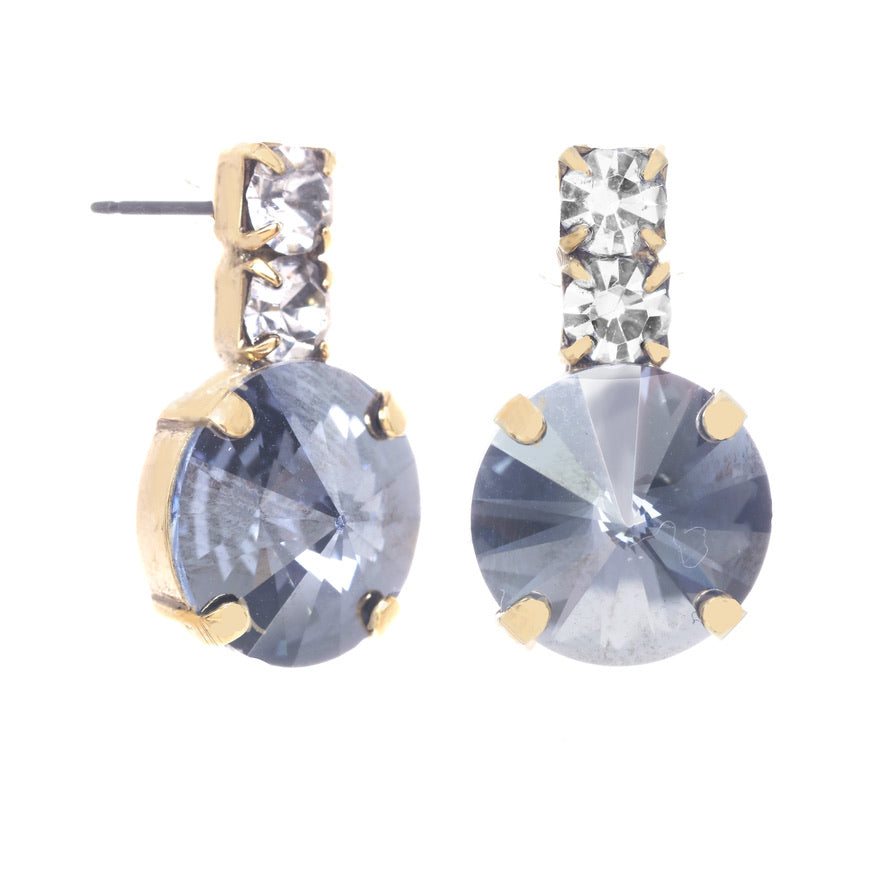 Dee Earrings in Aqua Lustre Dust