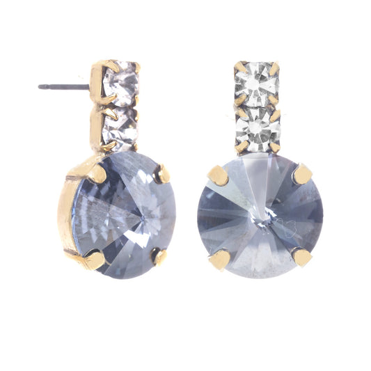 Dee Earrings in Aqua Lustre Dust