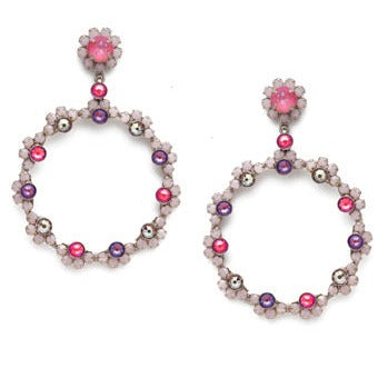 Electric Pink Cirque Statement Earrings by Sorrelli - Posts
