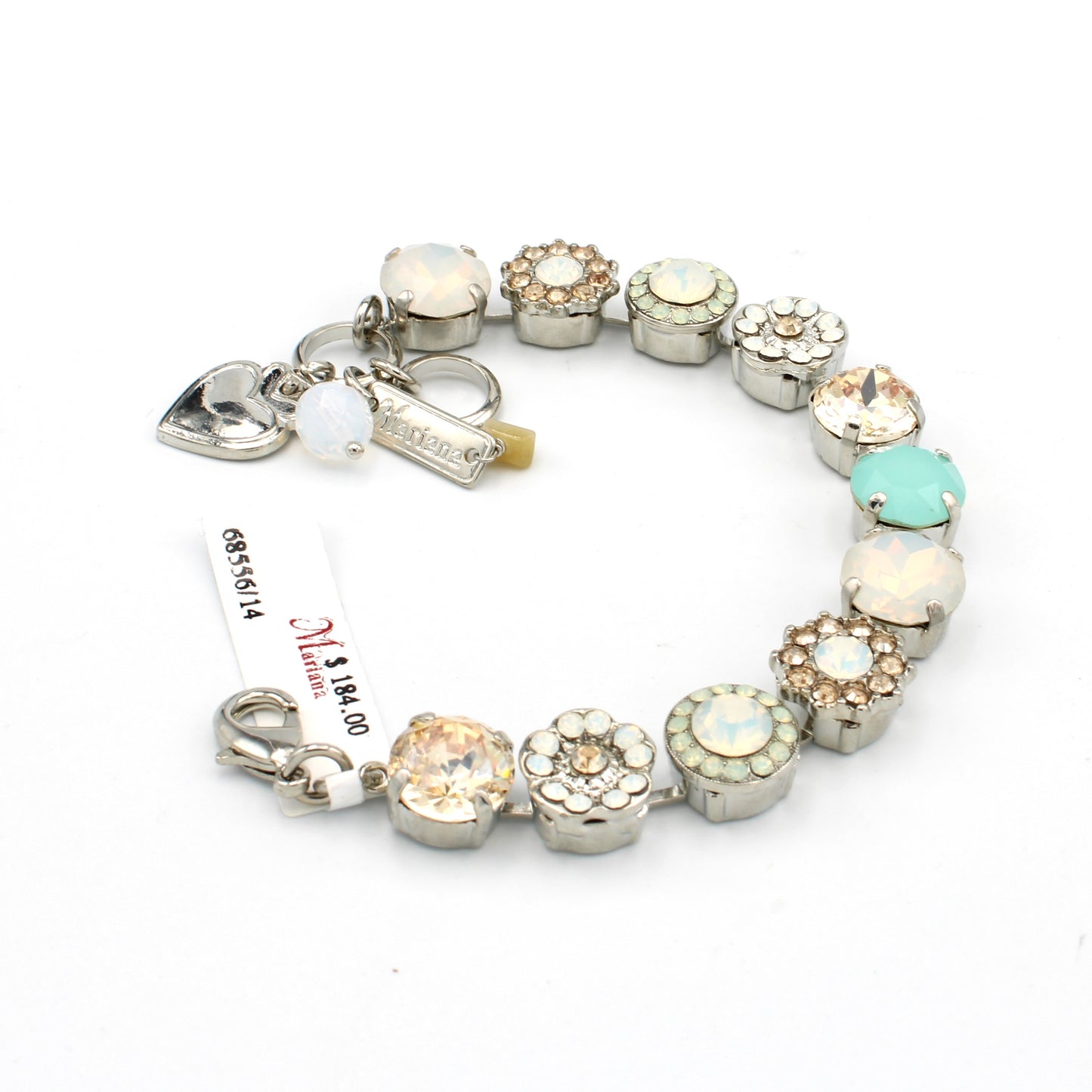 Seaglass Large Rosette Bracelet