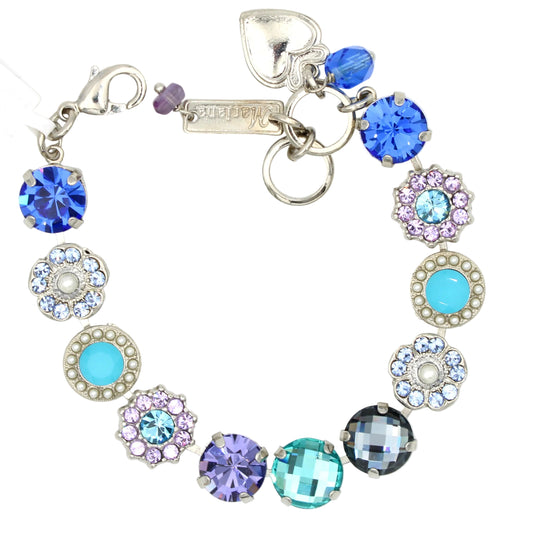 Electric Blue Collection Lovable Rosette Bracelet - MaryTyke's