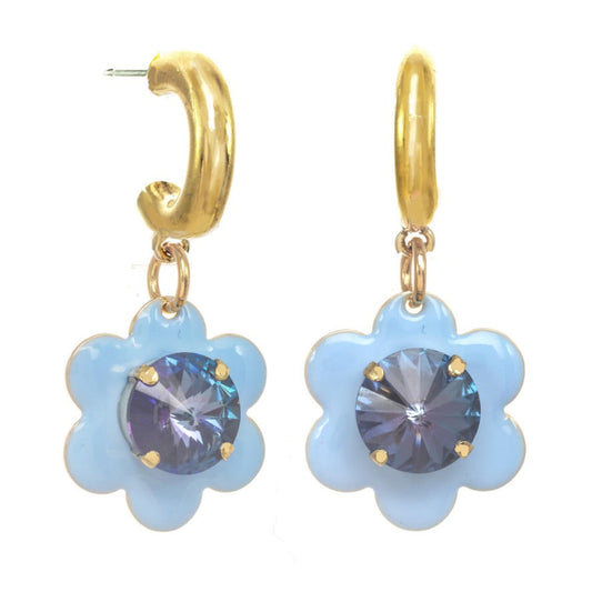 Trina Earrings in Baby Blue