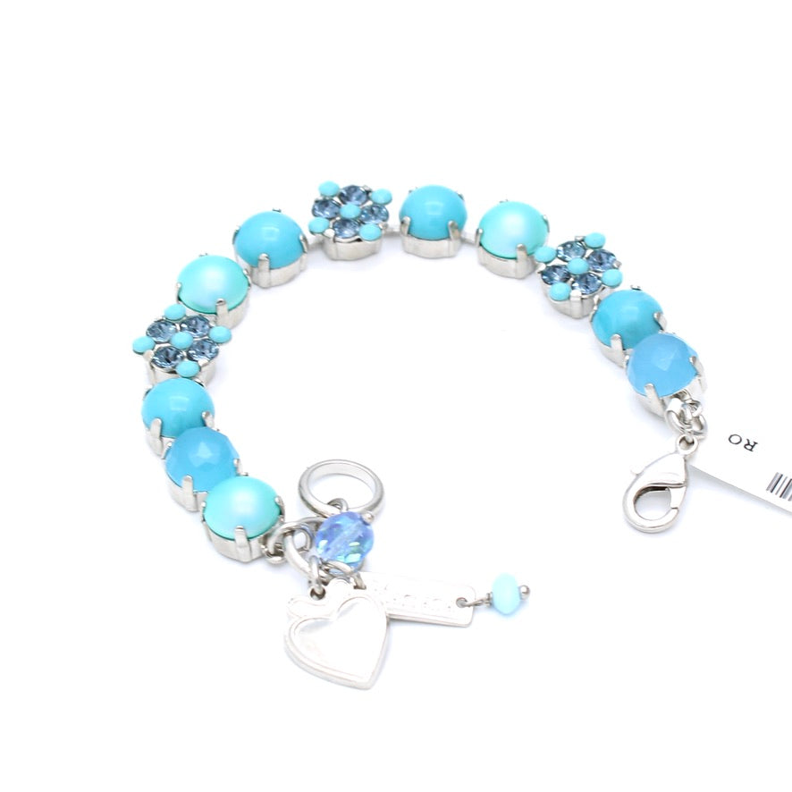 Crystal Blue Large 10MM Bracelet