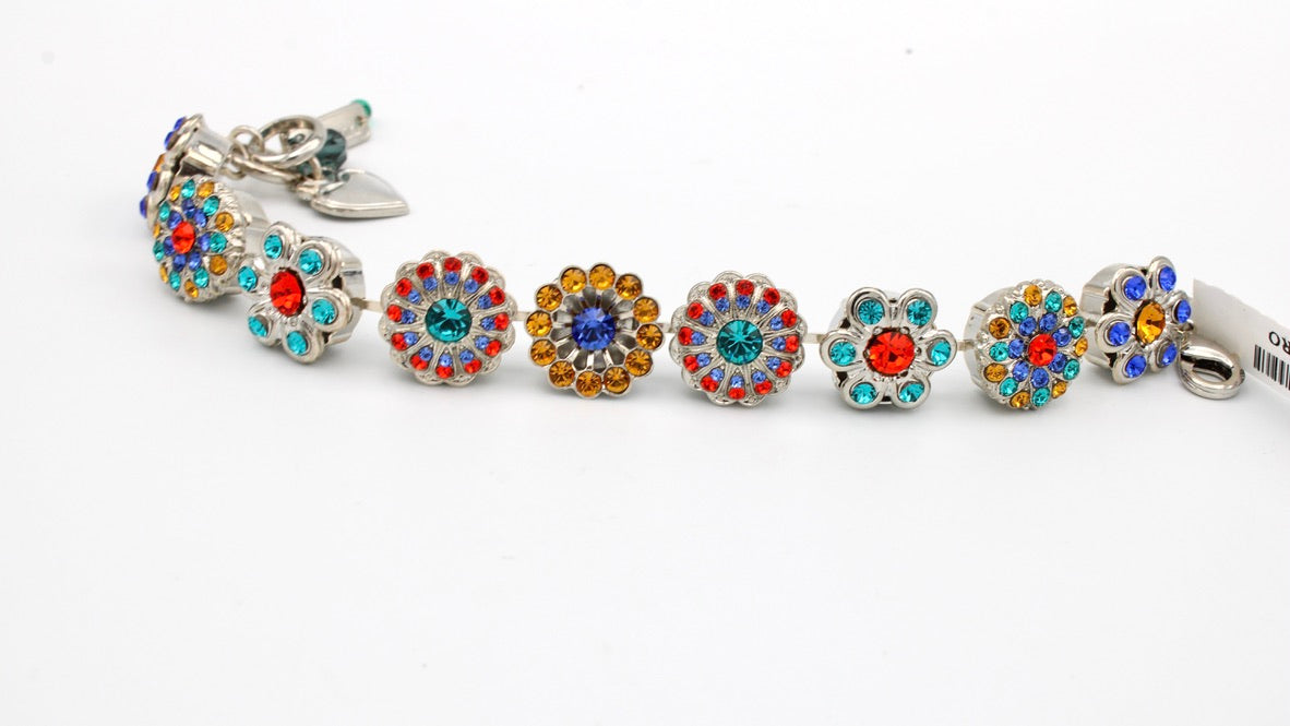 Kaleidoscope Collection Signature Bracelet in Rhodium