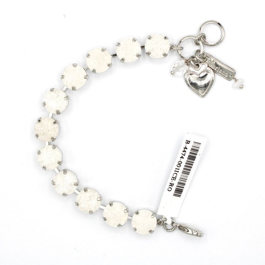 White ICE Large Everyday Bracelet - MaryTyke's