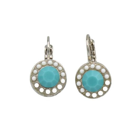 Aegean Coast Collection Round Crystal Earrings