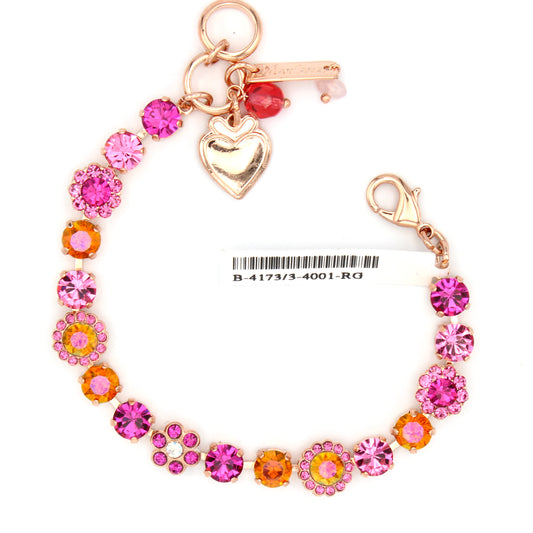 Bougainvillea Collection Medium Blossom Bracelet in Rose Gold