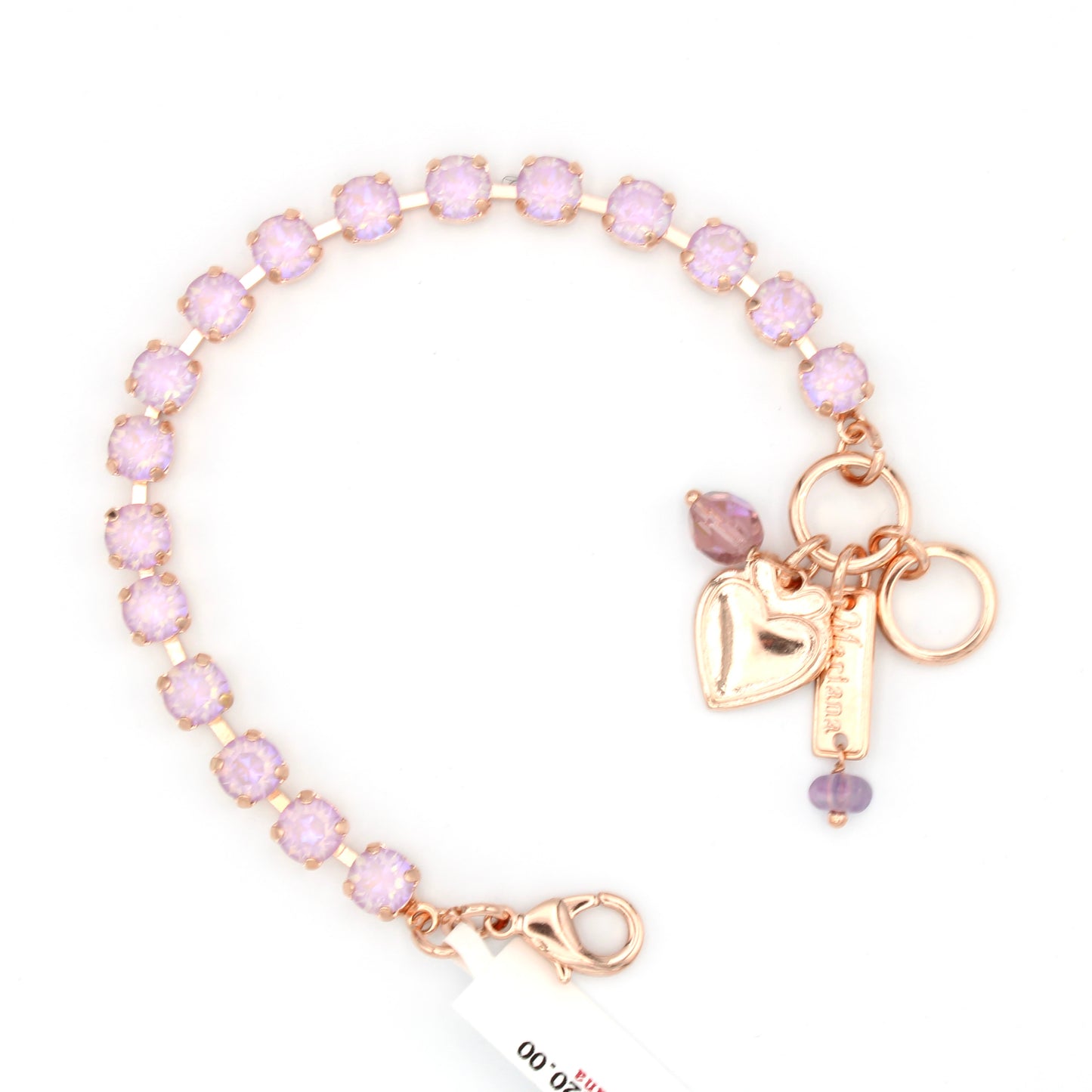 Lavender Sunkissed Small Everyday Bracelet in Rose Gold