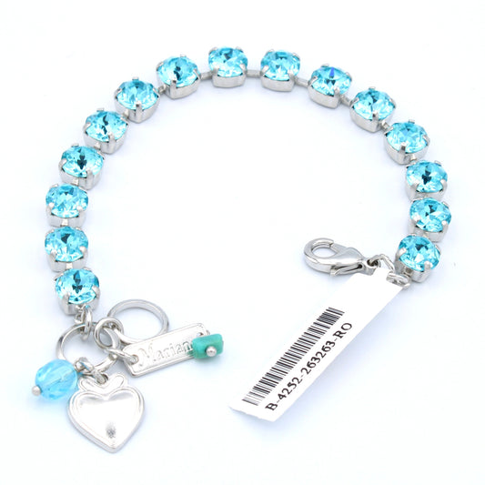 Light Turquoise Medium Crystal Bracelet