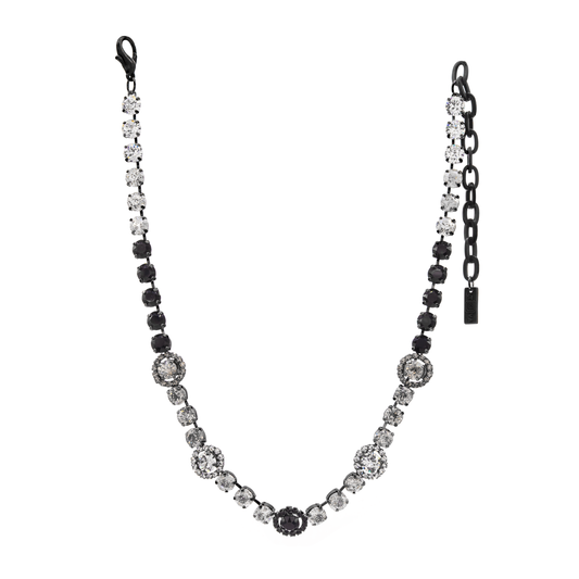 Milly Necklace in Medium Gunmetal