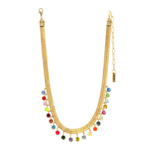 Missy Necklace in Multi Gold