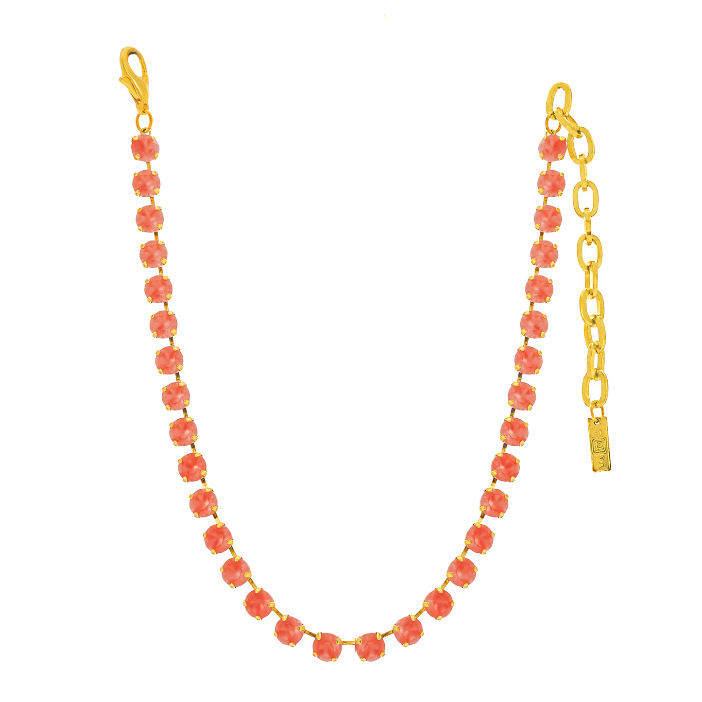 Oakland Necklace in Rose Peach Matte