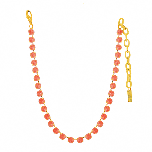 Oakland Necklace in Rose Peach Matte