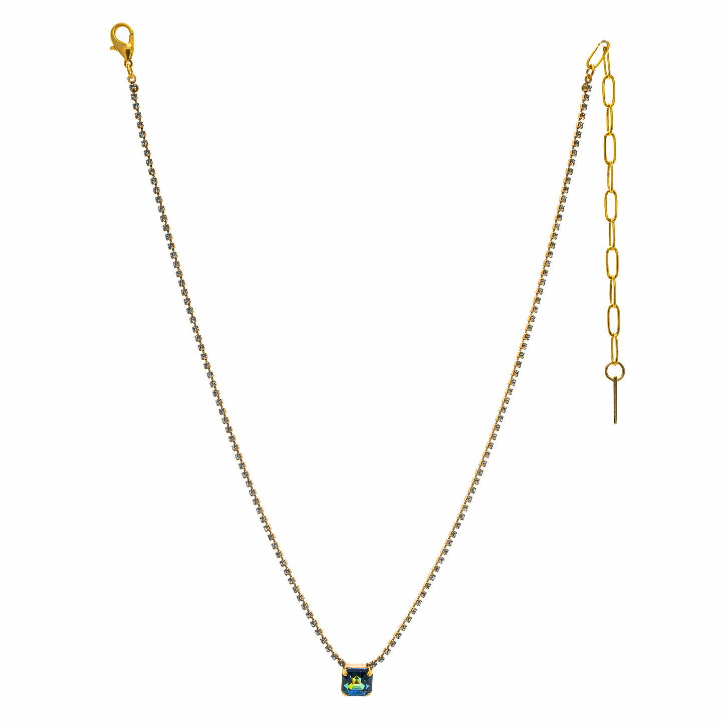 Rhys Square Necklace in Golden Sahara