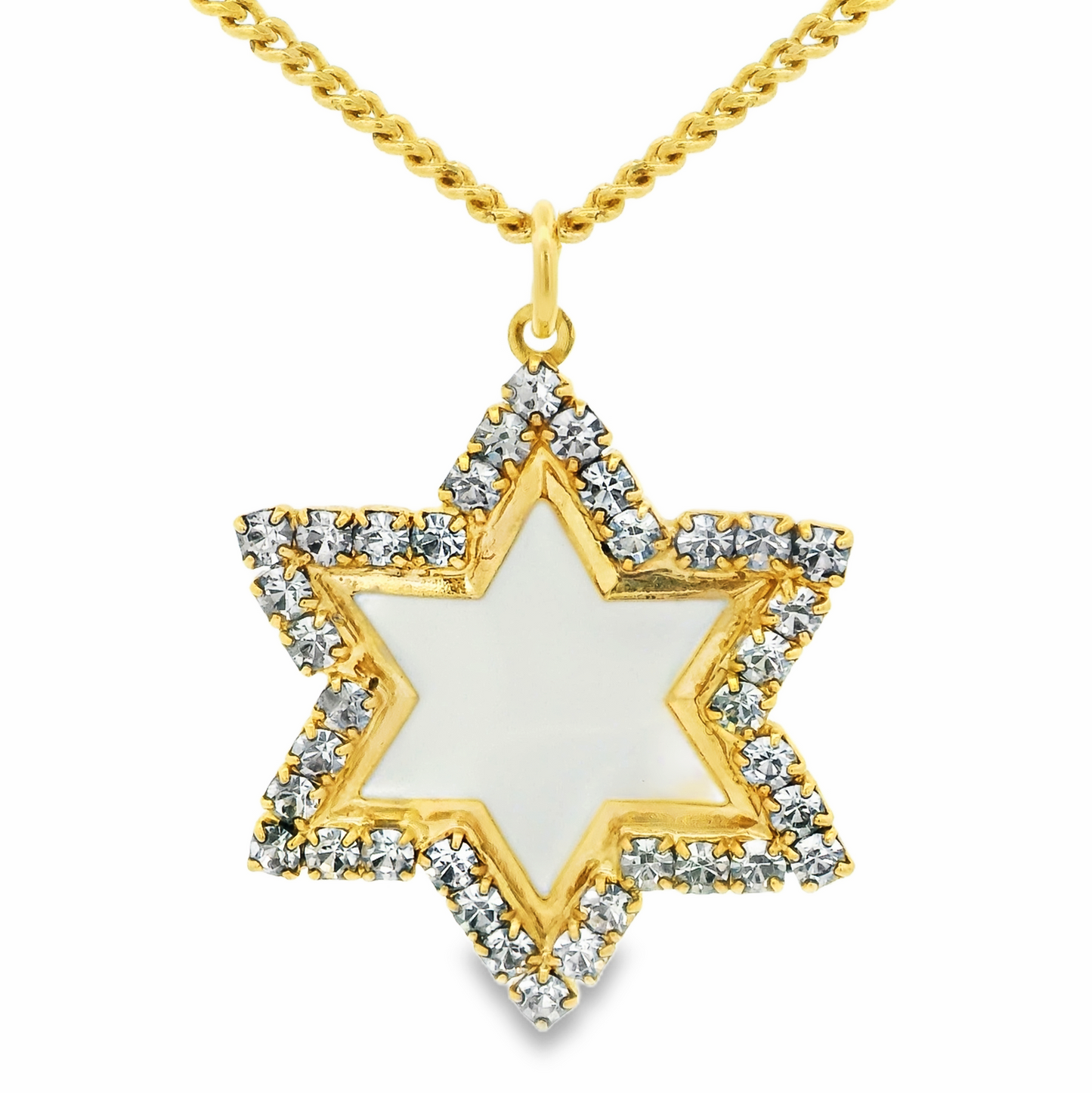 Star of David in White