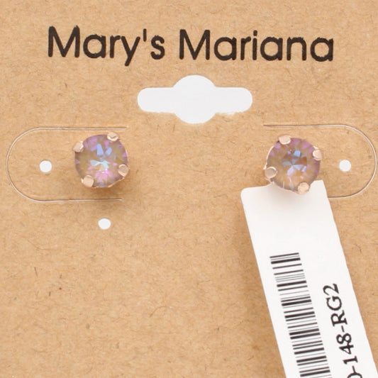 Twilight Sunkissed 6MM Earrings in Rose Gold **POSTS** - MaryTyke's