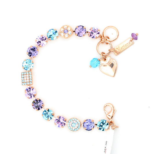 Blue Moon Collection Must Have Crystal and Pave Bracelet in Rose Gold - MaryTyke's