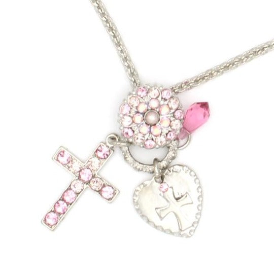 Love Collection Cross Charm Necklace