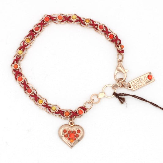 Amaro Spiritual Light Red Thread Bracelet in Rose Gold by AMARO - MaryTyke's