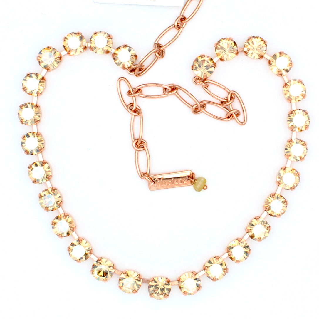 Golden Shadow Must Have Everyday Necklace in Rose Gold