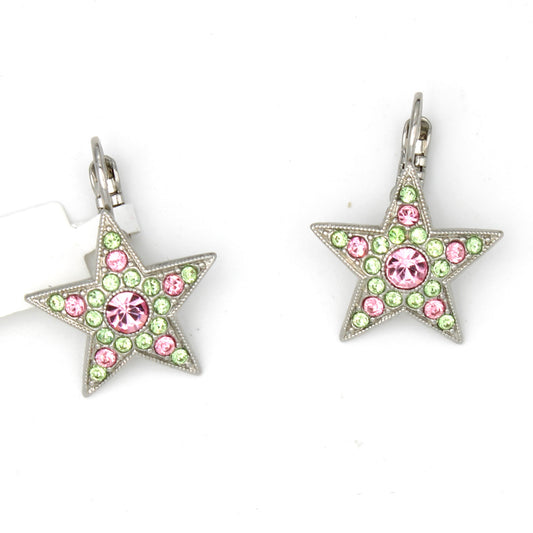Rainbow Sherbet Collection Star Crystal Earrings - MaryTyke's