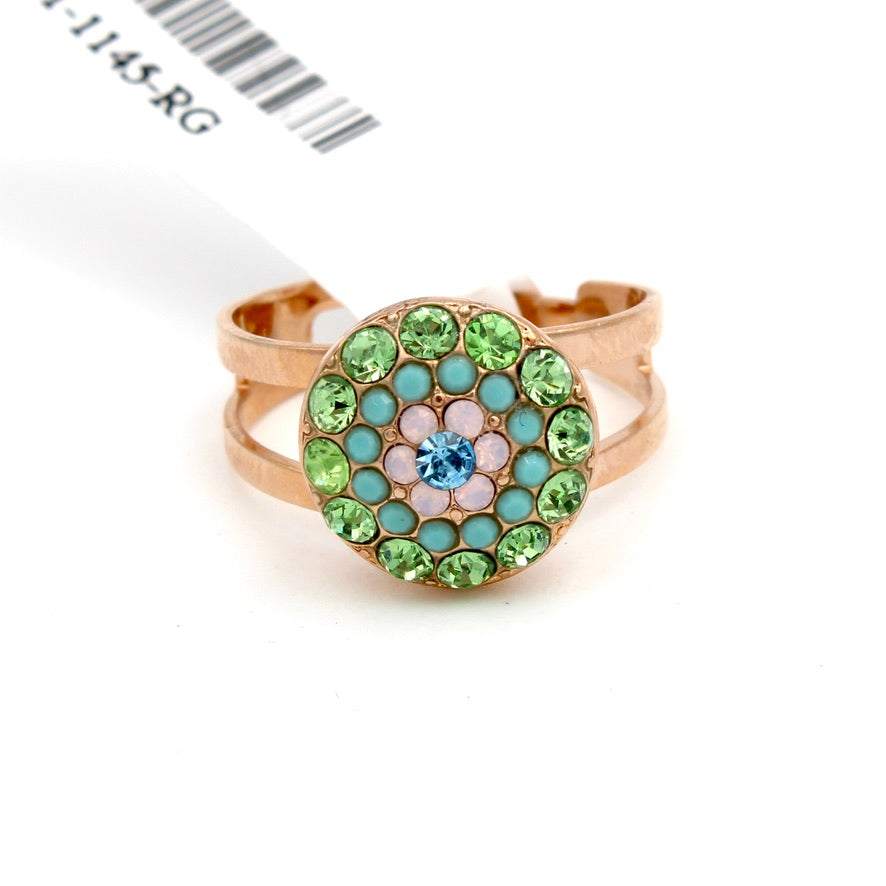 Funfetti Collection Round Ring in Rose Gold - MaryTyke's