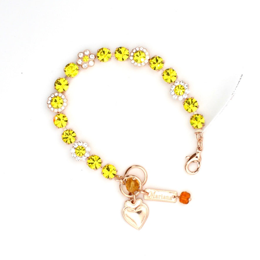 Fields of Gold Collection Must-Have Blossom Bracelet in Rose Gold - MaryTyke's