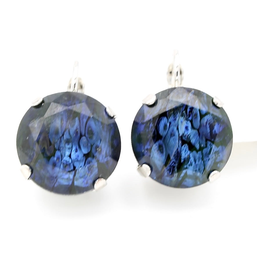 Jungle Single Stone 15MM Crystal Earrings - MaryTyke's