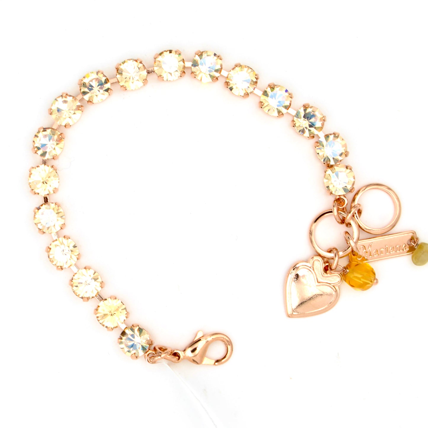 Golden Shadow Must Have Classic 7MM Everyday Bracelet in Rose Gold